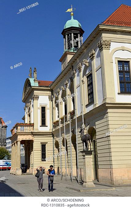 Altes Rathaus, Alter Markt, Magdeburg, Sachsen-Anhalt, Deutschland