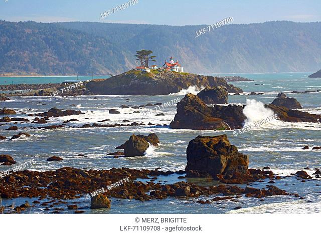 <Battery Point Lighthouse> , Crescent City , California , USA