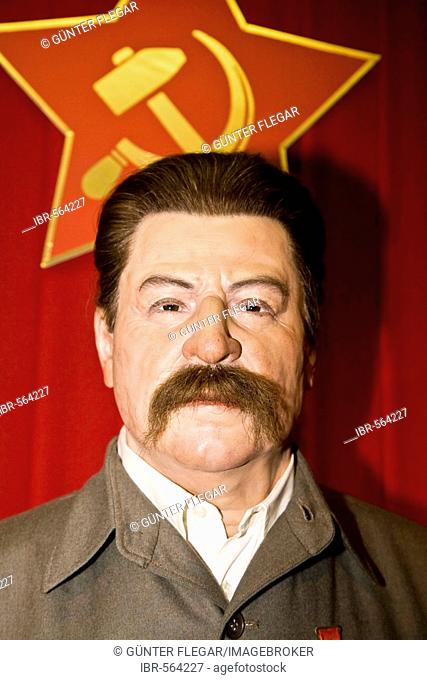 Josef Stalin as a wax figure Wax museum of Prague Czechia