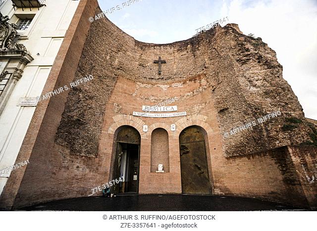 Basilica of St. Mary of the Angels and the Martyrs, Rome, Italy, Europe