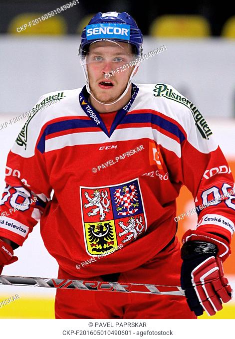 David Pastrnak - Czech hockey player in Znojmo, Czech Republic, April 29, 2016. (CTK Photo/Pavel Paprskar)
