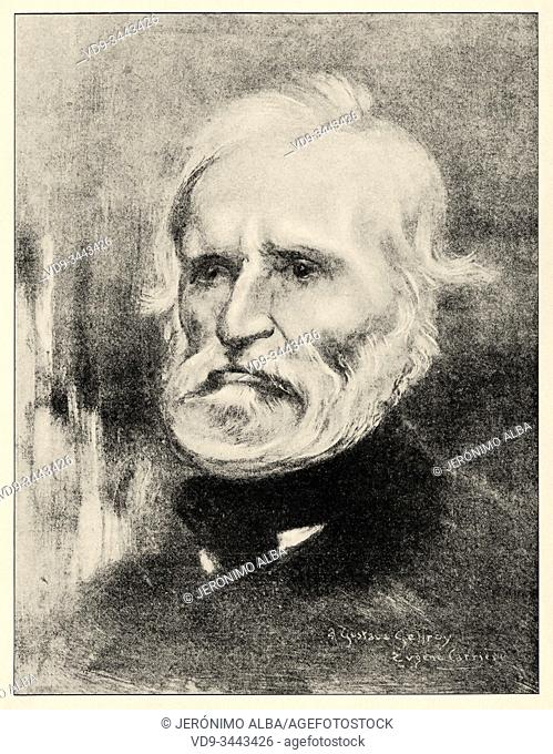Portrait of Louis Auguste Blanqui (Puget-Théniers, France, February 8, 1805 - Paris, France, January 1, 1881), said Auguste Blanqui