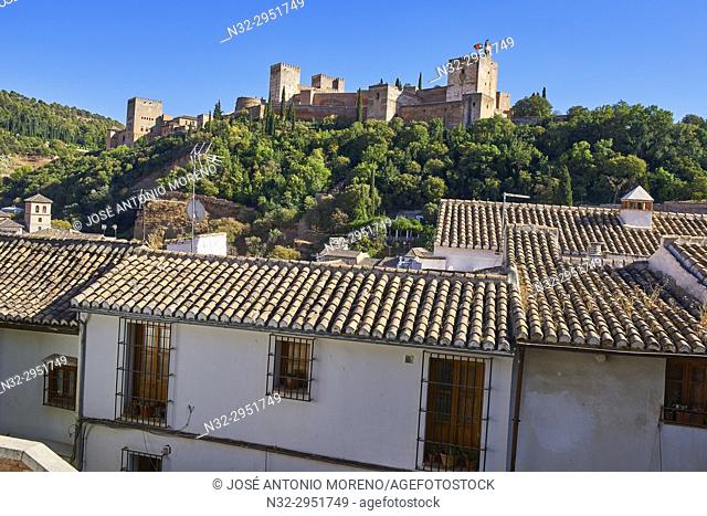 Alhambra, UNESCO World Heritage Site, Granada, Andalusia, Spain