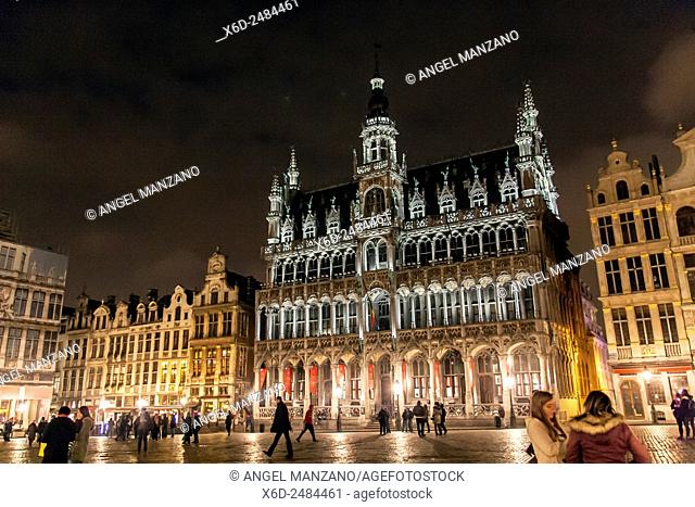 The Maison du Roi (King's House) on the famous Grande Place in the City Centre of Brussels, Belgium