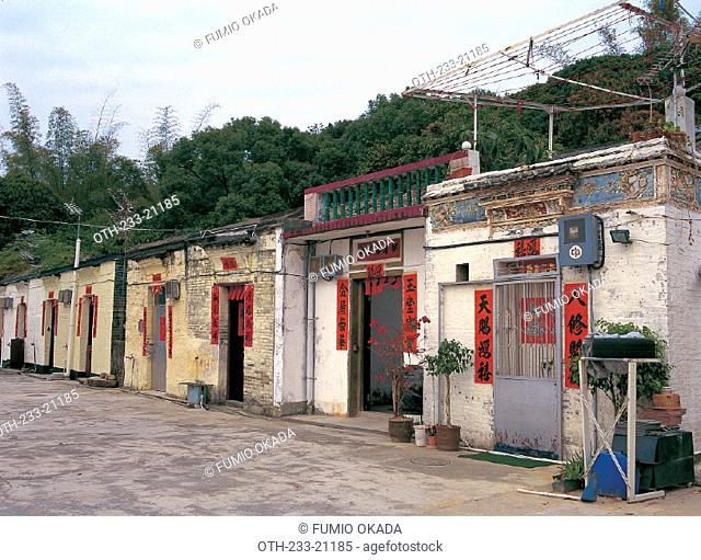 Village Houses in Wu Kau Tang, New Territories, Hong Kong