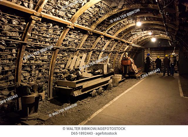 France, Nord-Pas de Calais Region, Nord Department, French Flanders Area, Lewarde, Centre Historique Minier, mining museum housed in the converted buildings of...