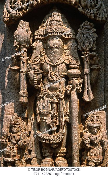 India, Karnataka, Somnathpur, Keshava Temple, Hoysala, architecture