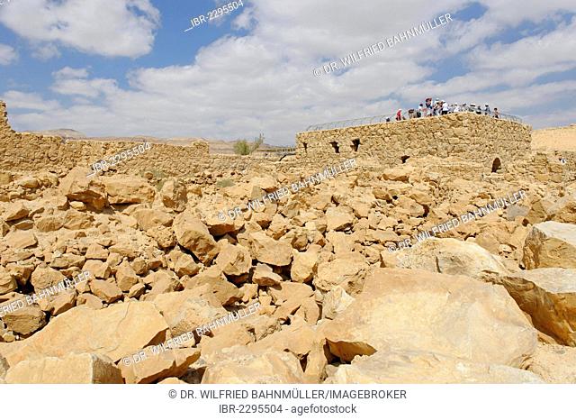 Jewish Masada Fortress, UNESCO World Heritage Site, West Bank, Israel, Middle East