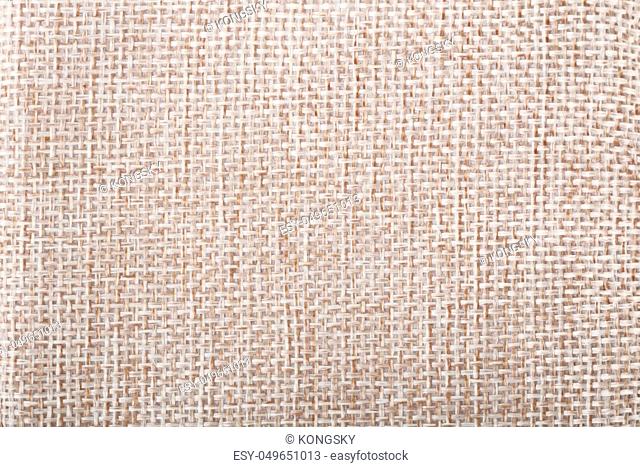 Close up of sackcloth canvas textured, texture pattern background