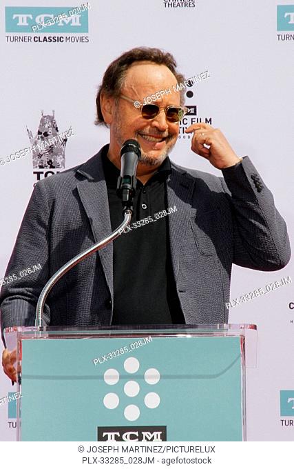 Billy Crystal at the Hand and Footprint Ceremony honoring father and son, Carl Reiner and Rob Reiner, held at the TCL Chinese Theatre in Hollywood, CA