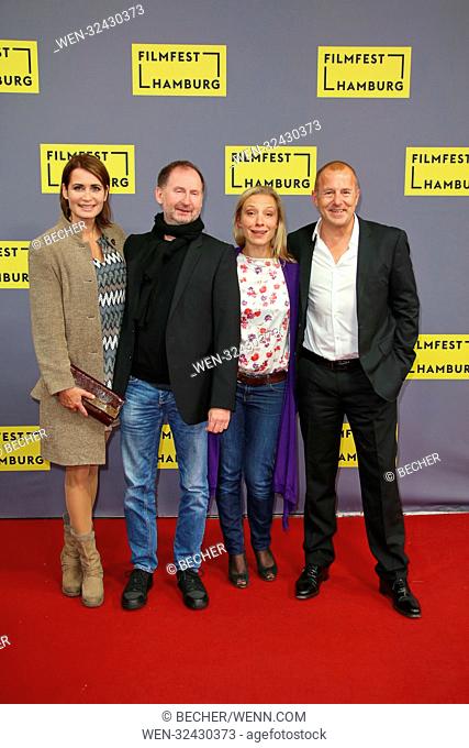 Filmfest Hamburg 2017 Second Day - Arrivals Featuring: Heino Ferch (Actor), Sandra Borgmann (Actress), Thomas Berger (Director)