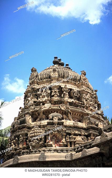 Swargeshwara temple , chola period , district Kanchipuram , state Tamil Nadu , India