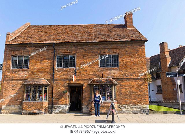 The Shakespeare Gift Shop, Henley Street, Stratford-upon-Avon, Warwickshire, England, United Kingdom, Europe