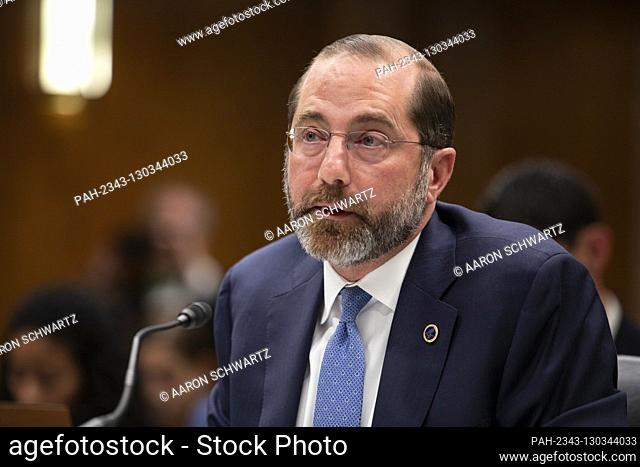 Alex Azar, Secretary of the U.S. Department of Health and Human Services speaks before the Senate Senate Subcommittee on Labor, Health and Human Services