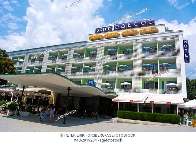 Hotel Odessos, Slivnitsa street, in front of Sea Garden, Varna, Bulgaria