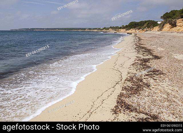 Migjorn beach, Formentera, Pitiusas Islands, Balearic Community, Spain