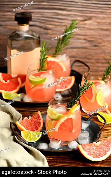 Fresh lime and rosemary combined with fresh grapefruit juice and tequila are the perfect way to get the most out of these amazing products