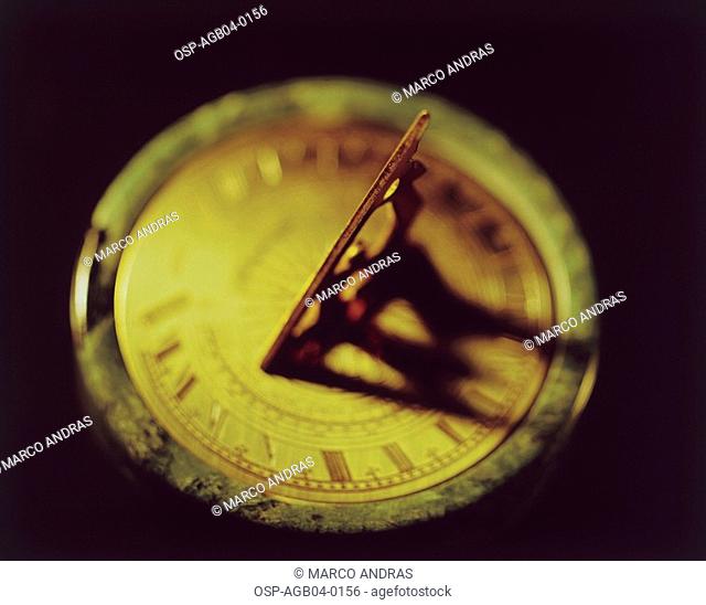 Photo illustrated, solar clock