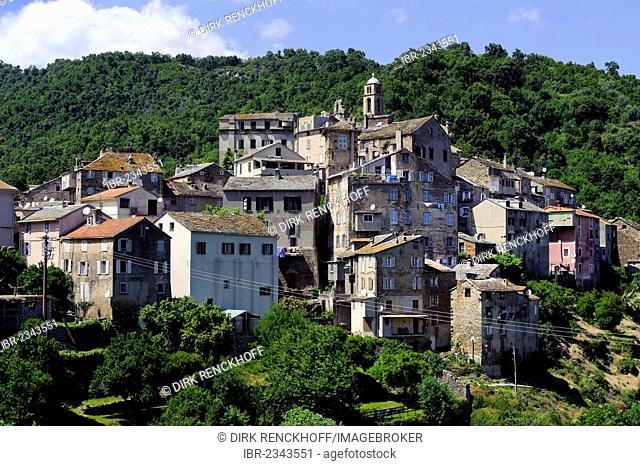 Village of Vescovato, Corsica, France, Europe