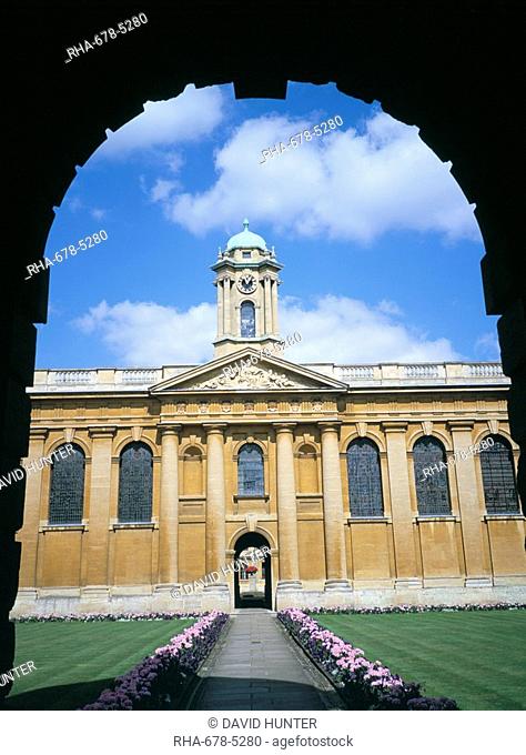 Queens College, Oxford, Oxfordshire, England, United Kingdom, Europe