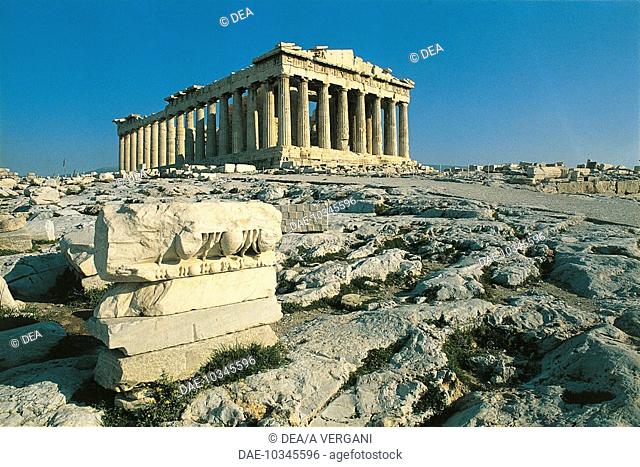Greece - Attica - Athens. Acropolis. Parthenon