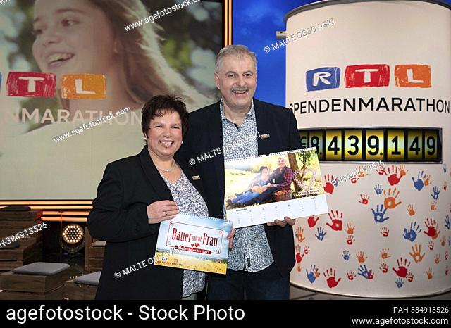 Anja and Bruno RAUH, Bauer sucht Frau protagonists, 27th RTL donation marathon ""We help children"", television, November 17-18, 2022