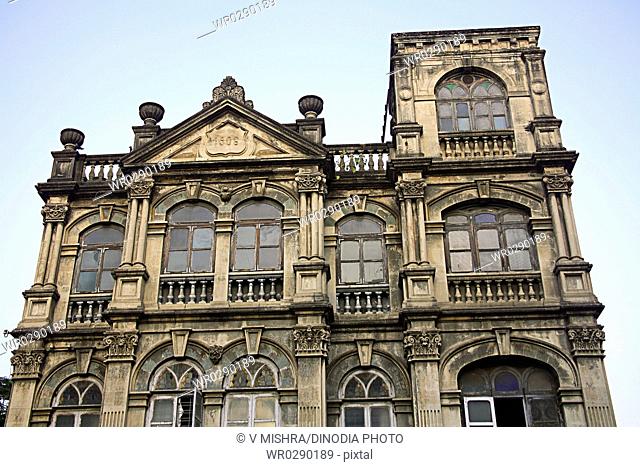Old building street Javji Dadaji Marg Tardeo , Grant Road , Bombay Mumbai , Maharashtra , India