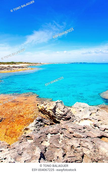Es Calo de San Agusti in Formentera Balearic