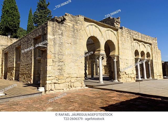 Cordoba (Spain). Superior basilica building Medina Azahara City