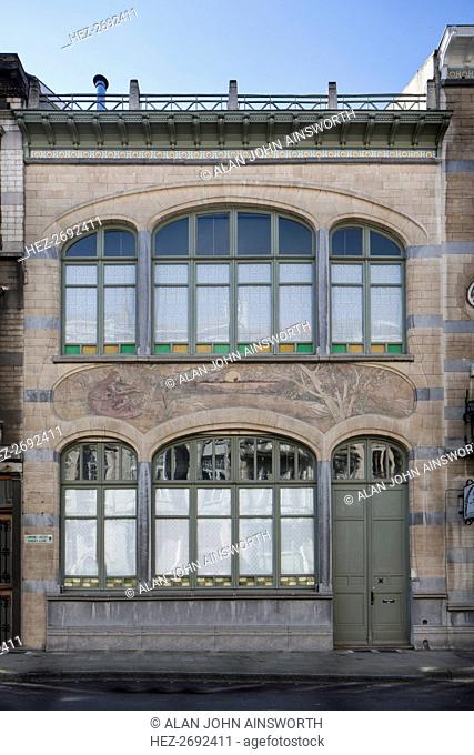 Maison-Atelier Louise de Hem, 15-17 Rue Darwin, Brussels, Belgium, (1902-1905), c2014-c2017. Artist: Alan John Ainsworth