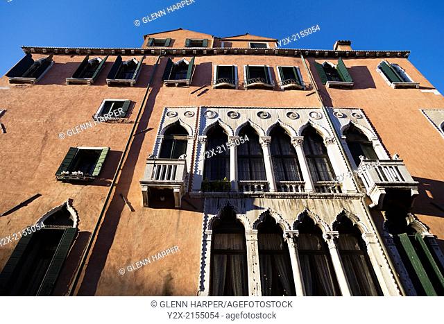 Palazzo Priuli all'Osmarin (14th century), Castello, Venice, Italy