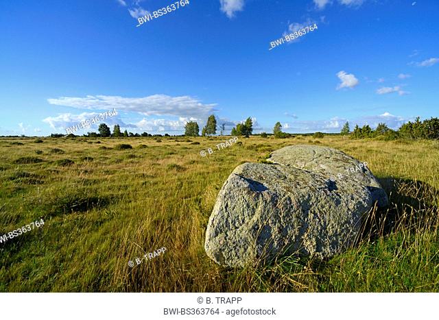 rock at Stora Alvaret on Oeland, Sweden, Oeland