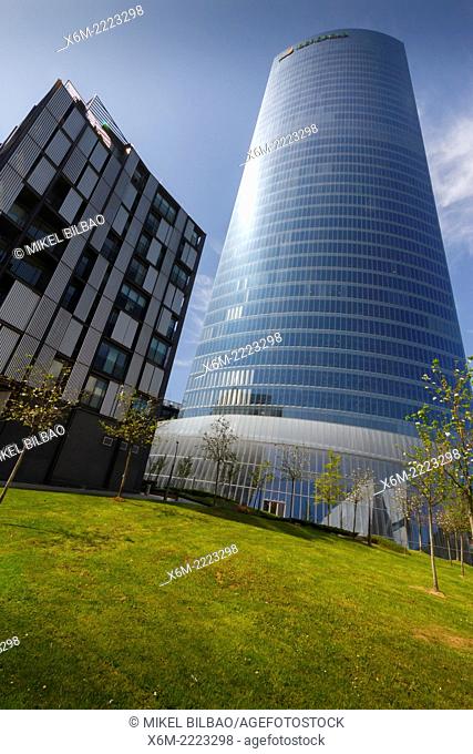 Iberdrola Tower. Bilbao, Biscay, Basque Country, Spain, Europe