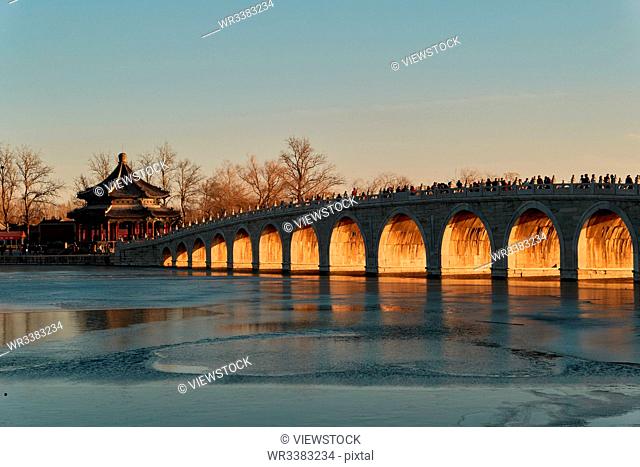 The Summer Palace in Beijing scenery