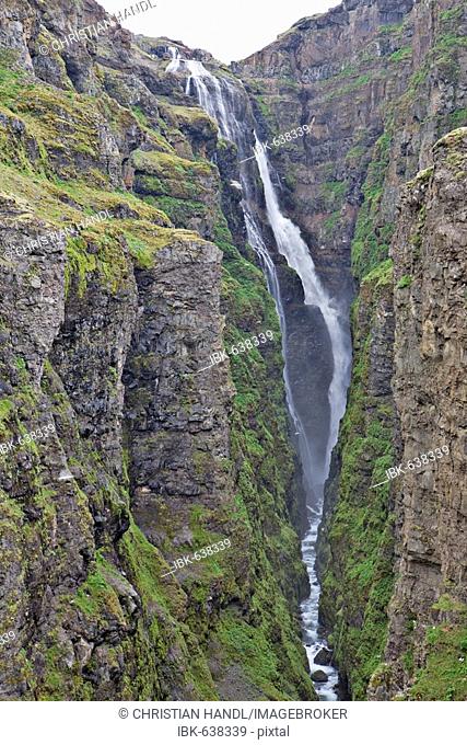 Glymur Waterfall, Iceland's highest waterfalls, Iceland, Atlantic Ocean