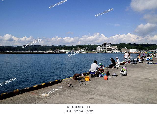Katsuura port, Chiba Prefecture, Japan