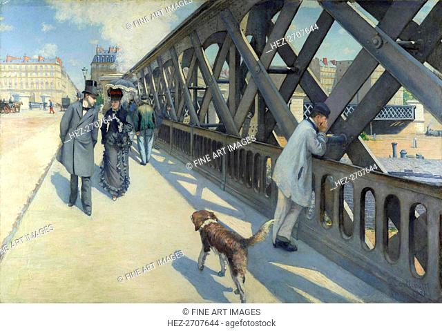 Le Pont de l'Europe , 1876. Creator: Caillebotte, Gustave (1848-1894)