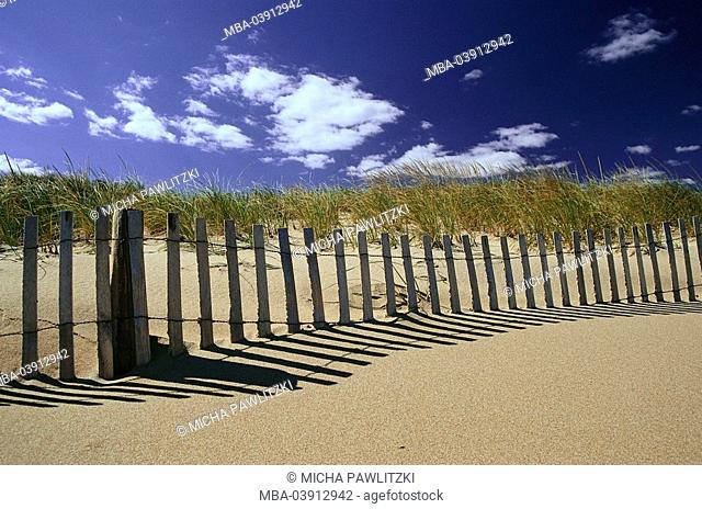 Beach, fence
