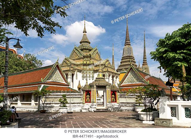 Phra Mondop temple, Buddhist temple complex Wat Pho, Bangkok, Thailand