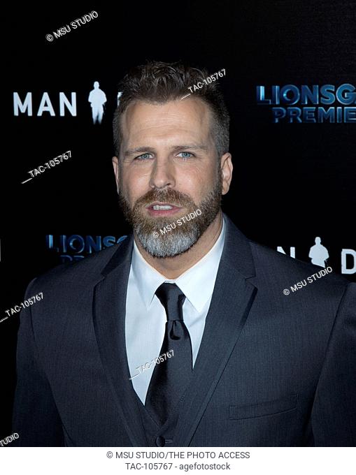 Adam G. Simon attends the premiere of Lionsgate Premiere's 'Man Down' at ArcLight Hollywood on November 30, 2016 in Hollywood, California