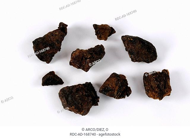 Tuber Fleeceflower root, Radix Polygoni Multiflori, Zhi He Shou Wu, cut out, object