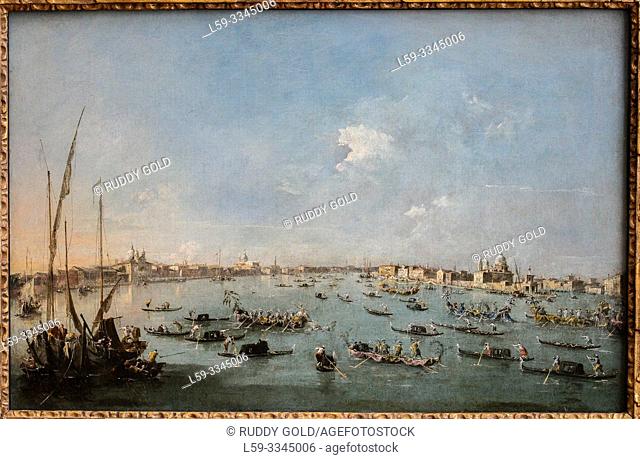 'Regatta on the Canale della Giudecca', 1784/89, Francesco Guardi (1712-1793)