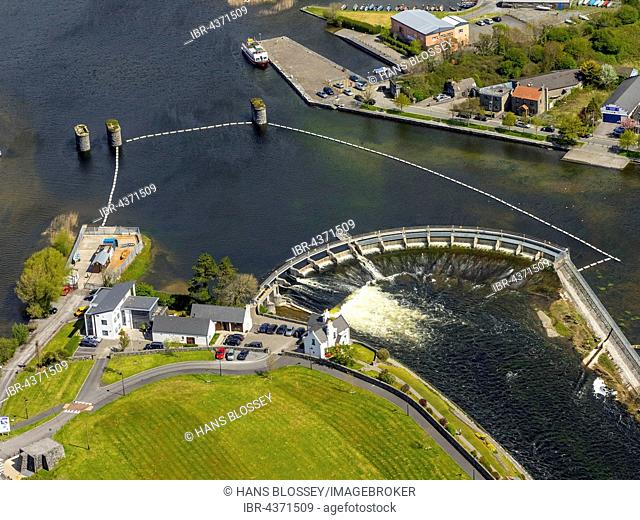 Salmon Weir, salmon ladder, Galway, County Clare, the Atlantic, Ireland