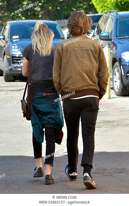 Joe Keery goes out with his girlfriend Maika Monroe for a morning coffee run in Beverly Hills Featuring: Joe Keery, Maika Monroe Where: Beverly Hills