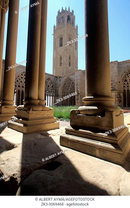 Seu Vella (The Old Cathedral) of Lleida. Catalonia, Spain