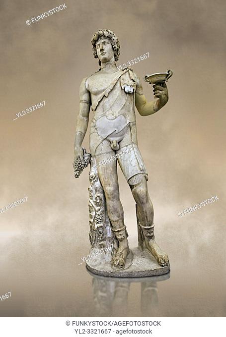 Roman marble sculpture of Antinous as Bacchus, a 2nd century AD, inv no 6314,