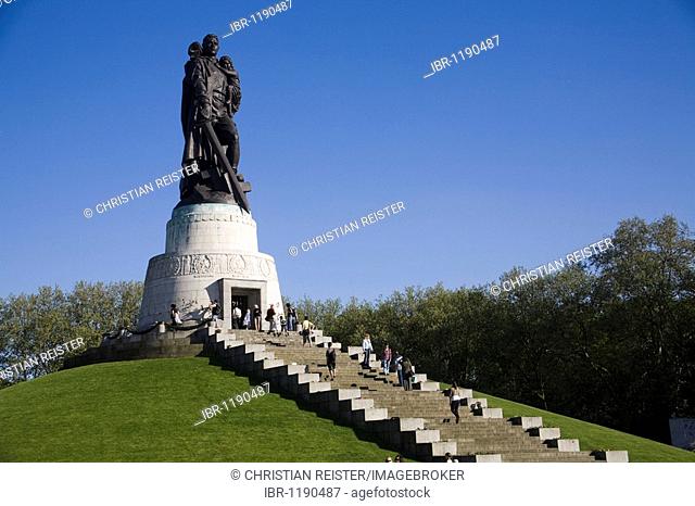 Soviet memorial in Treptow Park, Berlin, Germany, Europe