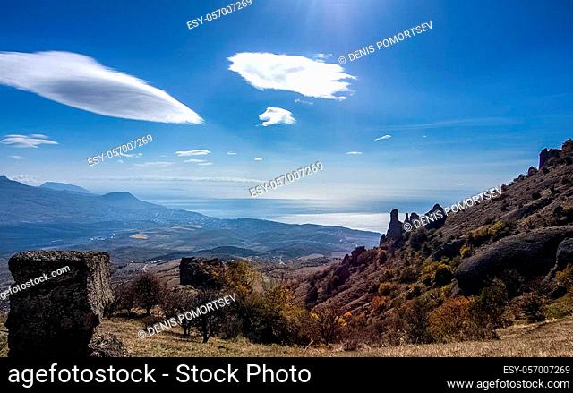 beautiful landscape of Crimea, nature of Crimea