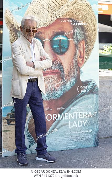 Jose Sacristan poses at the presentation of the film 'Formentera Lady' in Madrid, Spain. Featuring: Jose Sacristan Where: Madrid, Community of Madrid