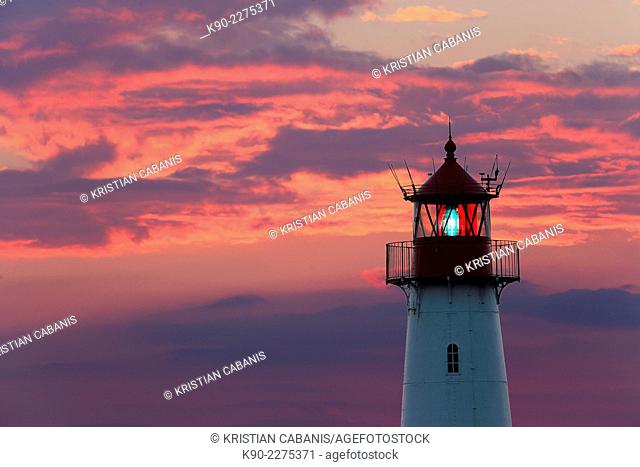 Lighthouse List West, Sylt, North Frisian, Schleswig-Holstein, Germany, Europe